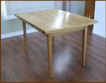Dining Table: Canarywood