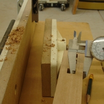 Caliper to exactly center mortise