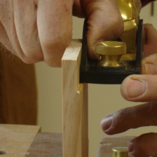Trued up with Rabbet Block Plane